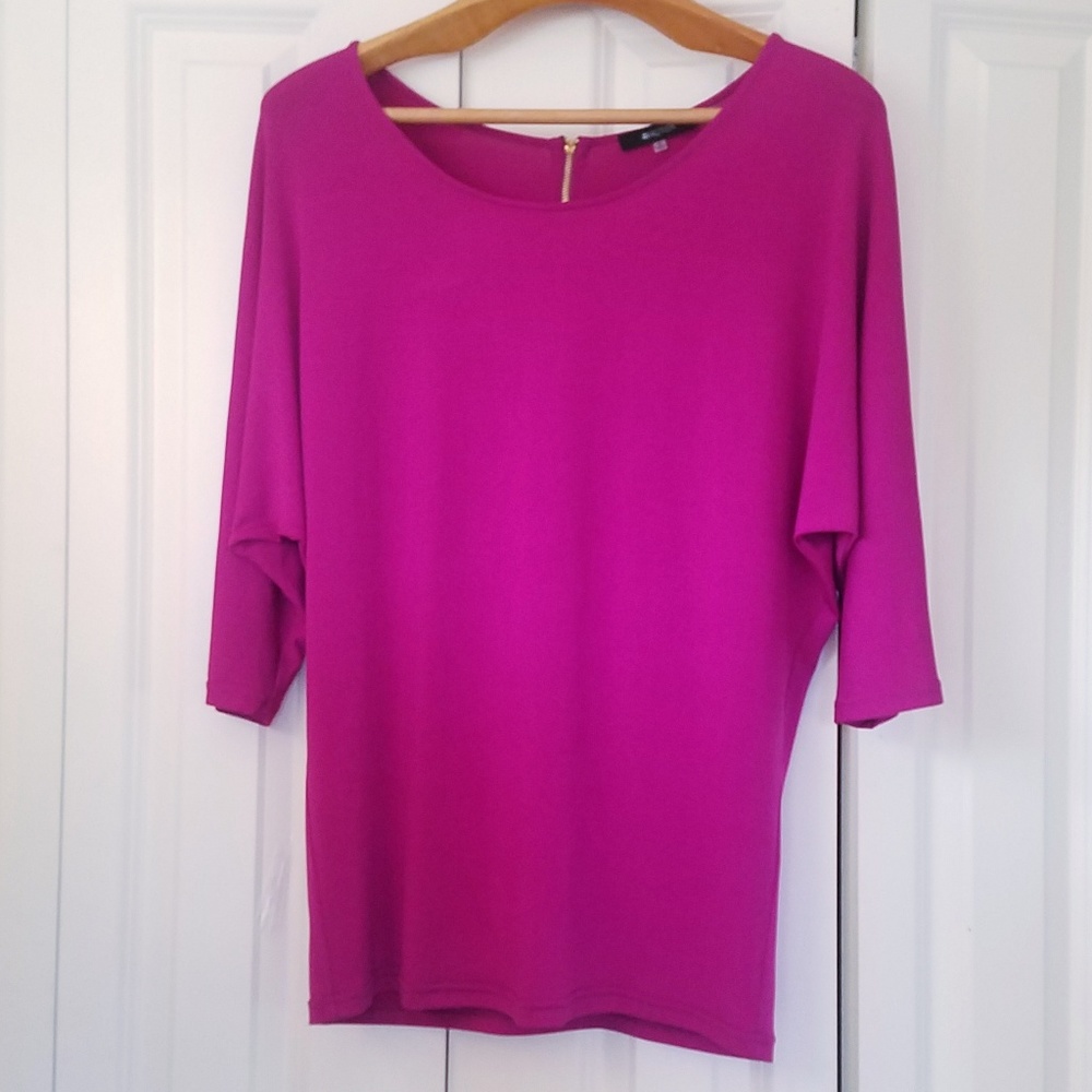 41HAWTHORN Dolman Top Tunic exposed zipper S